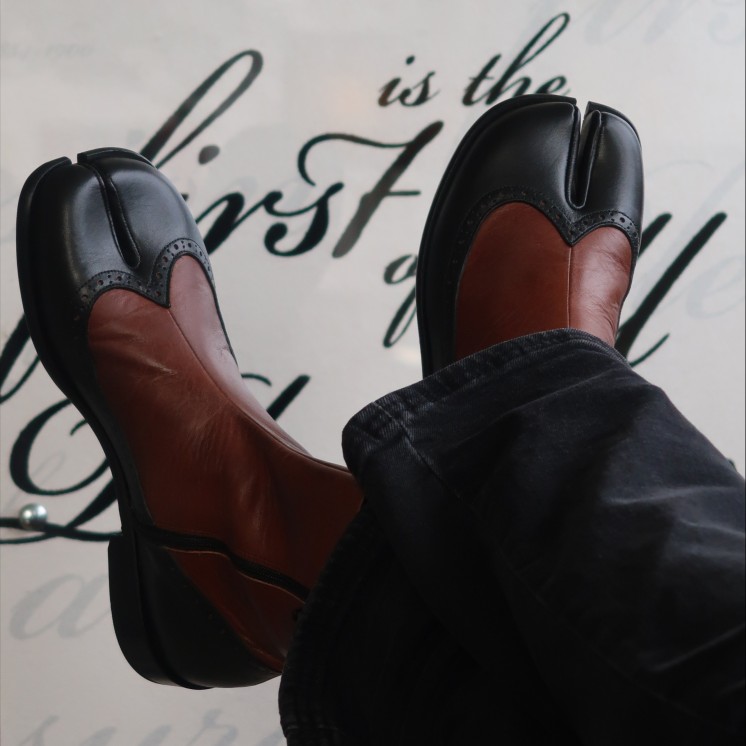 Bottines Tabi femme en cuir – Modèle PARIS